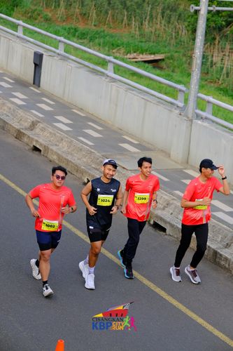 Race photo from CISANGKAN KBP CITY RUN 2025