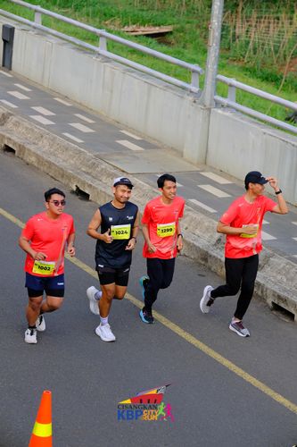Race photo from CISANGKAN KBP CITY RUN 2025