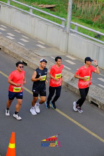 Race photo from CISANGKAN KBP CITY RUN 2025