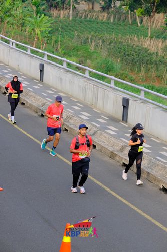 Race photo from CISANGKAN KBP CITY RUN 2025