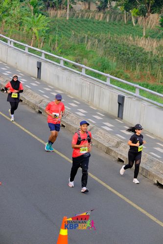 Race photo from CISANGKAN KBP CITY RUN 2025