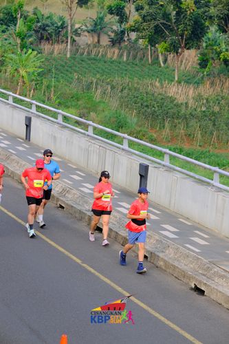 Race photo from CISANGKAN KBP CITY RUN 2025
