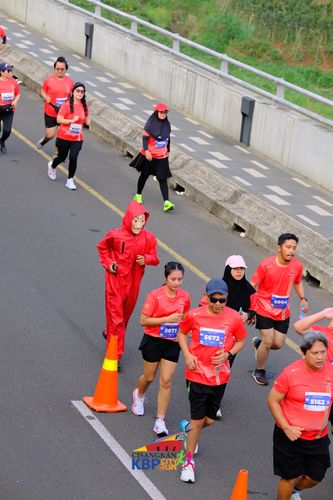 Race photo from CISANGKAN KBP CITY RUN 2025
