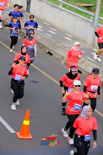 Race photo from CISANGKAN KBP CITY RUN 2025