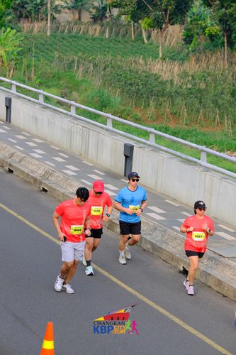Race photo from CISANGKAN KBP CITY RUN 2025