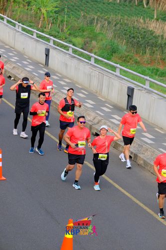 Race photo from CISANGKAN KBP CITY RUN 2025