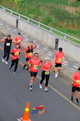 Race photo from CISANGKAN KBP CITY RUN 2025