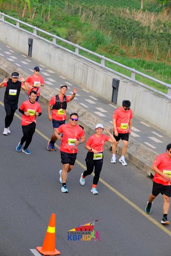 Race photo from CISANGKAN KBP CITY RUN 2025