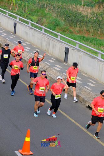 Race photo from CISANGKAN KBP CITY RUN 2025