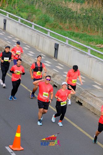 Race photo from CISANGKAN KBP CITY RUN 2025