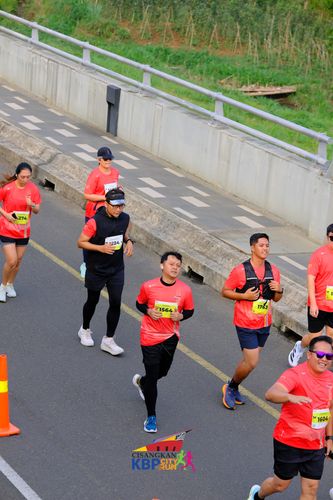 Race photo from CISANGKAN KBP CITY RUN 2025