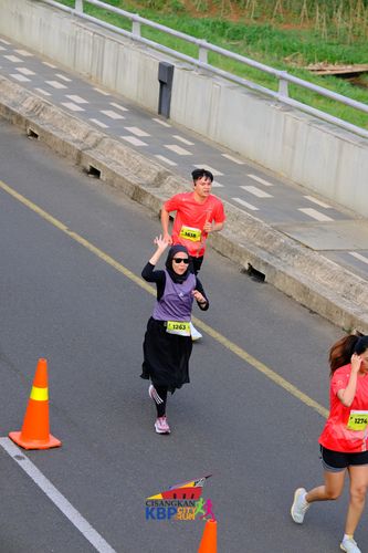 Race photo from CISANGKAN KBP CITY RUN 2025