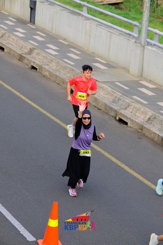 Race photo from CISANGKAN KBP CITY RUN 2025