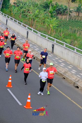 Race photo from CISANGKAN KBP CITY RUN 2025