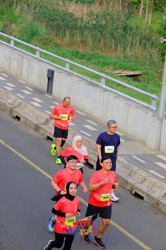 Race photo from CISANGKAN KBP CITY RUN 2025