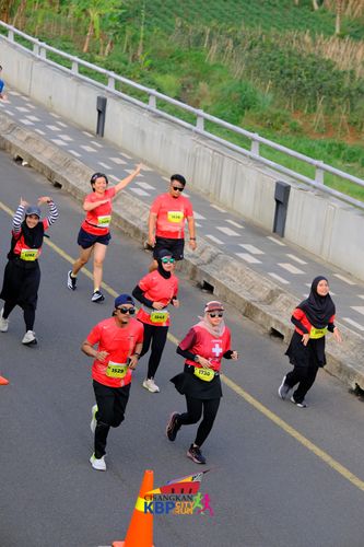 Race photo from CISANGKAN KBP CITY RUN 2025