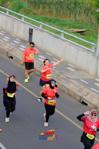 Race photo from CISANGKAN KBP CITY RUN 2025