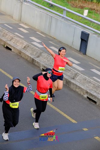 Race photo from CISANGKAN KBP CITY RUN 2025