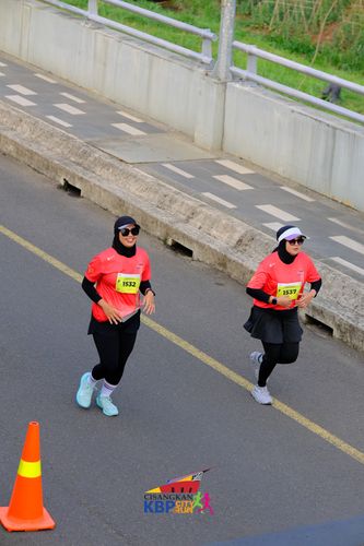 Race photo from CISANGKAN KBP CITY RUN 2025