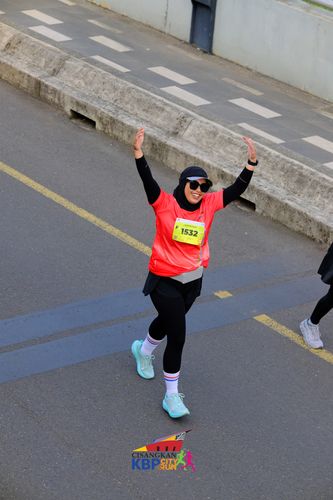 Race photo from CISANGKAN KBP CITY RUN 2025