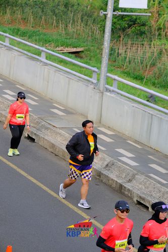 Race photo from CISANGKAN KBP CITY RUN 2025