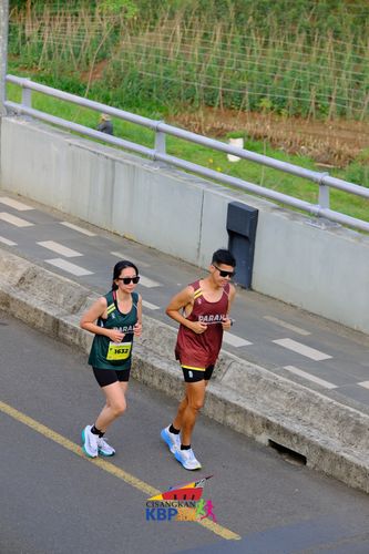 Race photo from CISANGKAN KBP CITY RUN 2025