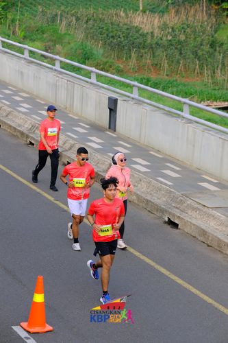Race photo from CISANGKAN KBP CITY RUN 2025