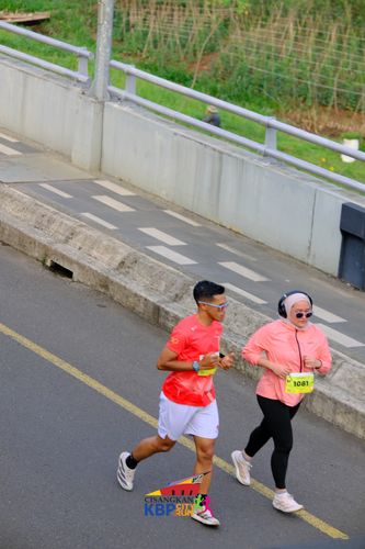 Race photo from CISANGKAN KBP CITY RUN 2025