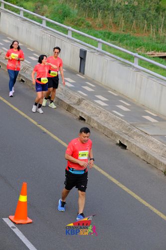 Race photo from CISANGKAN KBP CITY RUN 2025