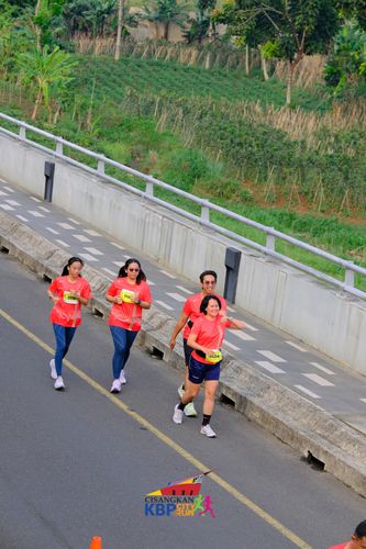 Race photo from CISANGKAN KBP CITY RUN 2025
