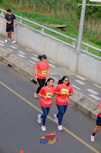 Race photo from CISANGKAN KBP CITY RUN 2025