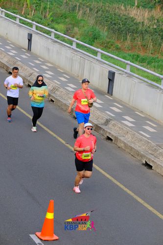 Race photo from CISANGKAN KBP CITY RUN 2025
