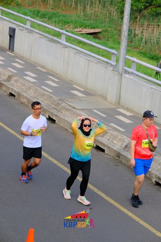 Race photo from CISANGKAN KBP CITY RUN 2025