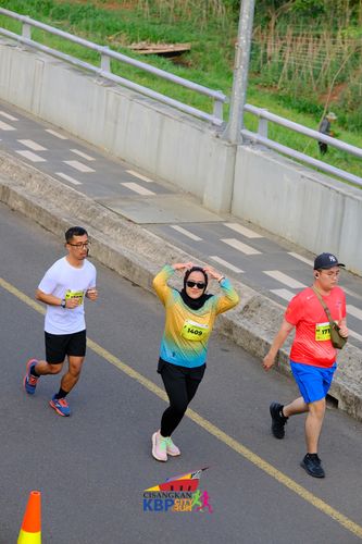 Race photo from CISANGKAN KBP CITY RUN 2025