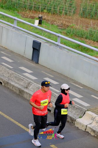 Race photo from CISANGKAN KBP CITY RUN 2025