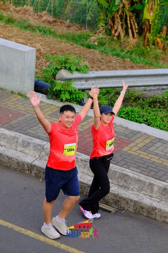 Race photo from CISANGKAN KBP CITY RUN 2025