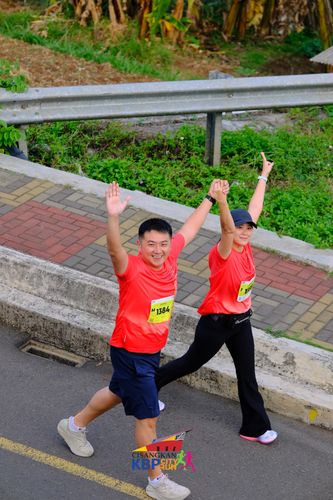 Race photo from CISANGKAN KBP CITY RUN 2025