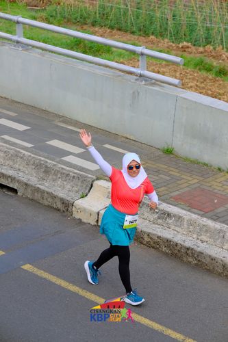 Race photo from CISANGKAN KBP CITY RUN 2025