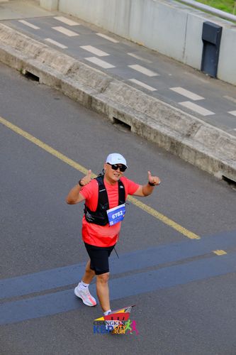 Race photo from CISANGKAN KBP CITY RUN 2025