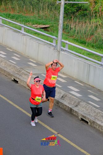Race photo from CISANGKAN KBP CITY RUN 2025