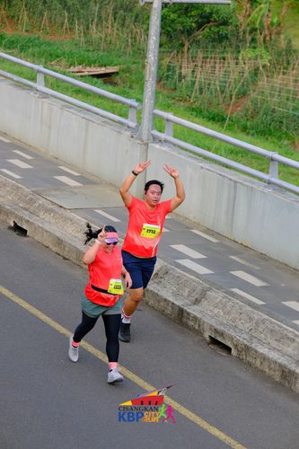 Race photo from CISANGKAN KBP CITY RUN 2025