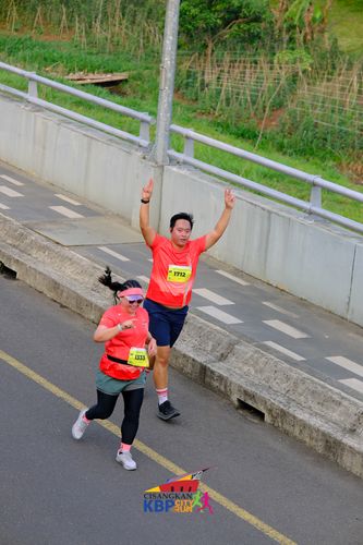 Race photo from CISANGKAN KBP CITY RUN 2025