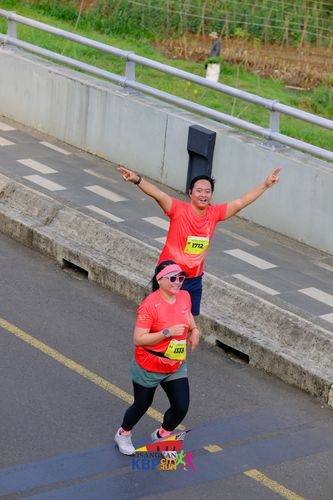 Race photo from CISANGKAN KBP CITY RUN 2025
