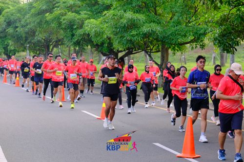 Race photo from CISANGKAN KBP CITY RUN 2025