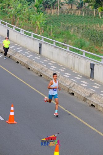 Race photo from CISANGKAN KBP CITY RUN 2025