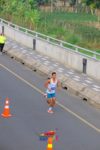 Race photo from CISANGKAN KBP CITY RUN 2025
