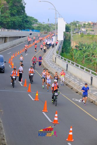 Race photo from CISANGKAN KBP CITY RUN 2025