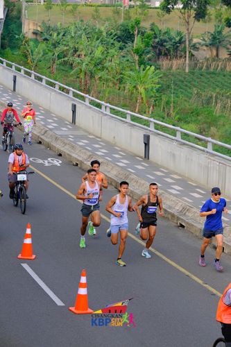 Race photo from CISANGKAN KBP CITY RUN 2025