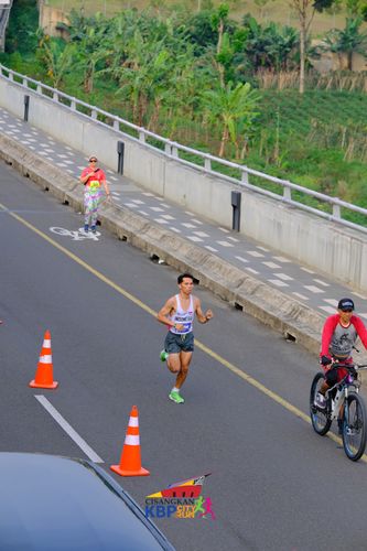 Race photo from CISANGKAN KBP CITY RUN 2025