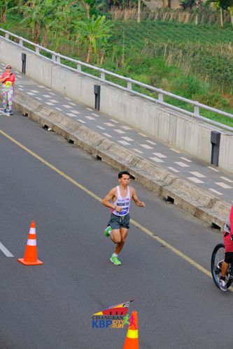 Race photo from CISANGKAN KBP CITY RUN 2025